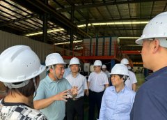 熱烈歡迎新余市水利局局長謝海峰一行領(lǐng)導(dǎo)蒞臨我司參觀指導(dǎo)！